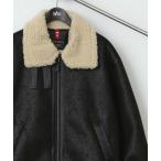 「ALPHA」 ブルゾン LARGE ブラック メンズ