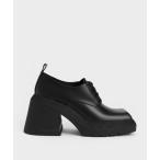「CHARLES & KEITH」 ブーティ 23.5cm ブラック レディース