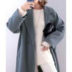 [classicalelf] Пальто Честерфилд LARGE голубой женский 