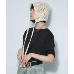 帽子 ハット サマーニットボンネット レディース