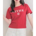 tシャツ ロゴ刺繍TEE レディース