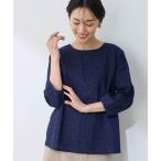 tシャツ 「2025年春夏」刺しゅう切替プルオーバー レディース