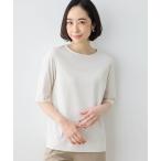 tシャツ 2025年春夏「接触冷感・UVカット」オーガニックコットンスムースTシャツ レディース