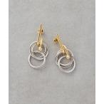 ピアス バイカラーサークルピアス レディース