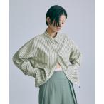 ブラウス シャツ Stripe Over Shirts レディース