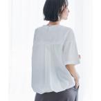 tシャツ 「C.mt」布帛ドッキングドロストT レディース