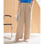 パンツ コットンタッチイージーワイドパンツ レディース