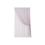 ショッピングレースカーテン インテリア ダブルチュール レースカーテン H2000×W1000 パープル