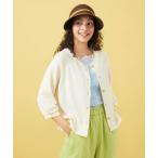 カーディガン Lino suave ラグランスリーブカーディガン レディース