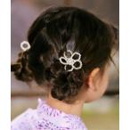 ヘアゴム ビーズフラワーヘアゴムセット