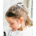 ヘアゴム シアードットリボンヘアゴム