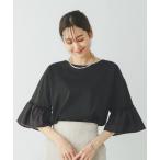 tシャツ リッチクリーン袖フレア5分袖/289402 レディース