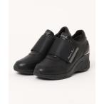 スニーカー HAWKINS ホーキンス ZOLA 7 ヒールスニーカー HW00142 BLACK レディース