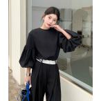 tシャツ パフスリーブブラウス レディース