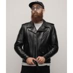 ショッピングschott 「schott」 ライダースジャケット 44 ブラック メンズ