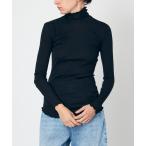 「HAKUJI」 タートルネックニット FREE ブラック レディース