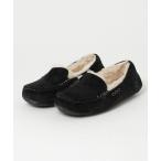 「UGG」 モカシンシューズ 24cm ブラック レディース