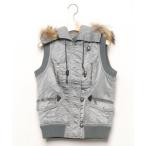 「BURBERRY BLUE LABEL」 ベスト 38 グレー レディース