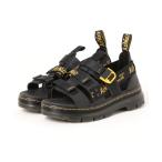 「Dr. Martens」 フラットサンダル 5inch ブラック レディース
