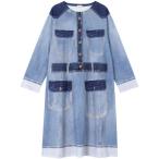 「tsumori chisato SLEEP」 長袖ワンピース LARGE ブルー レディース