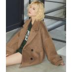 「ENVYM」 ピーコート FREE ベージュ レディース