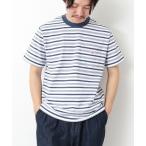 tシャツ 「DANTON/ダントン」C0198TCB STRIPE POCKET T-SHIRT メンズ