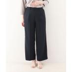 パンツ 「セットアップ対応」UVカットライトツイル セミワイドパンツ レディース