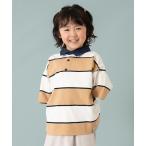 tシャツ 「パパもおそろい」Kids衿つきラガー半T キッズ 子供服 男の子 女の子