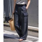 パンツ 「追加」ウォッシャブル カーゴスラックス レディース