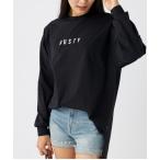 ラッシュガード 「RUSTY/ラスティー」レディースラッシュロングTシャツ/水陸両用バックプリントUVカットバックロングヘム長袖ラッシュガード(水着)