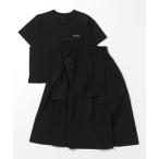 セットアップ THOUSAND MILE/サウザンドマイル SHORT SLEEVE T-SHIRT & SKIRT SET ショートスリーブシャツ&