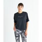 tシャツ TREAUSRE YOURSELF /ロキシー水陸両用クロップド丈半袖Tシャツ レディース