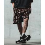 パンツ mp13550- Illusionism leopard pattern knit shorts ショートパンツ メンズ
