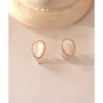 ショッピングイヤリング ピアス blackdia ocean シェルボタン ピアス/イヤリング レディース