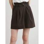パンツ 撥水トラペーズショートパンツ レディース