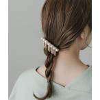ヘアクリップ パールチェーンバレッタ