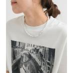 ネックレス ストーン6mm玉ネックレス レディース