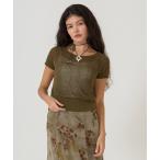 ニット セーター テープヤーン オフショルニットプルオーバー TINA：JOJUN レディース