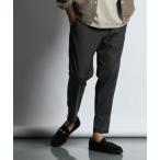 スラックス WOOL LIKE EASY SLACKS:ウエストゴム ウールライク イージースラックス メンズ