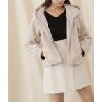 ショッピングSTUART 「JILL by JILL STUART」 ジップアップブルゾン SMALL ベージュ レディース