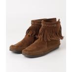 ショッピングMINNETONKA 「Minnetonka」 フリンジブーツ 7 ブラウン レディース