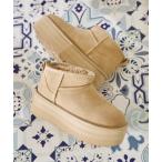 ショッピングugg 「UGG」 ムートンブーツ 23.0cm ベージュ系その他 レディース