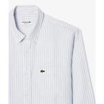 ショッピング麻 シャツ リネンストライプ 長袖シャツ メンズ レディース