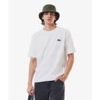 tシャツ パイル地切り替え同色ボーダー 半袖Tシャツ メンズ レディース