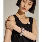 ブレスレット 「TOGA PULLA/トーガプルラ」Motif leather bangle/レザーバングル レディース