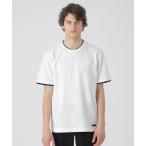 tシャツ ブリスターバイアスシャドーチェックTシャツ メンズ