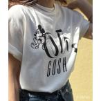 tシャツ 「Disney(ディズニー)」別注 ミッキーマウス / ”Oh,Gosh”ミッキーマウスプリント半袖Tシャツ レディース メンズ