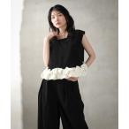  брюки платье V шея дизайн оборка безрукавка выставить брюки платье party свадьба . называется oke- John 