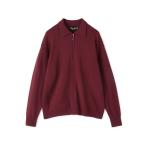 セーター ニット HAVERSACK ATTIRE ウール ポロカラー ジップアップニット メンズ
