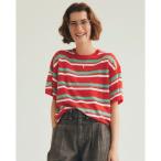 ニット セーター THE SHINZONE MULTI STRIPED CREW NECK KNIT 25MMSNI01 レディース